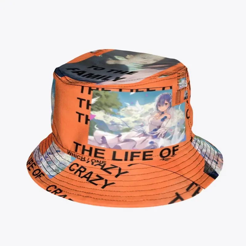 Life of Crazy Mash up Bucket Hat